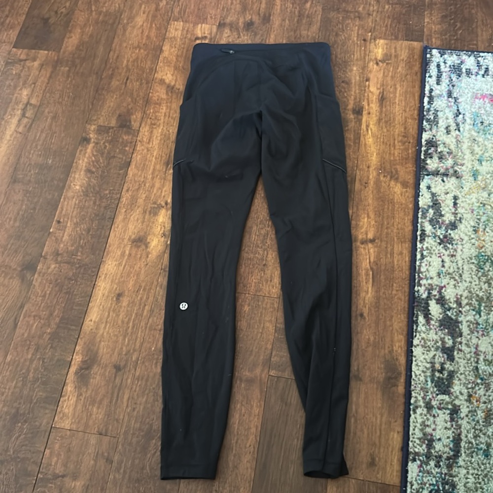 LuluLemon Black High-Waisted Leggings - Picture 3 of 3